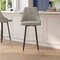 Flash Furniture BR 30" LeatherSoft Stools with Chrome Accents, 2PK SY-807-30-GY-GG - alternate 10